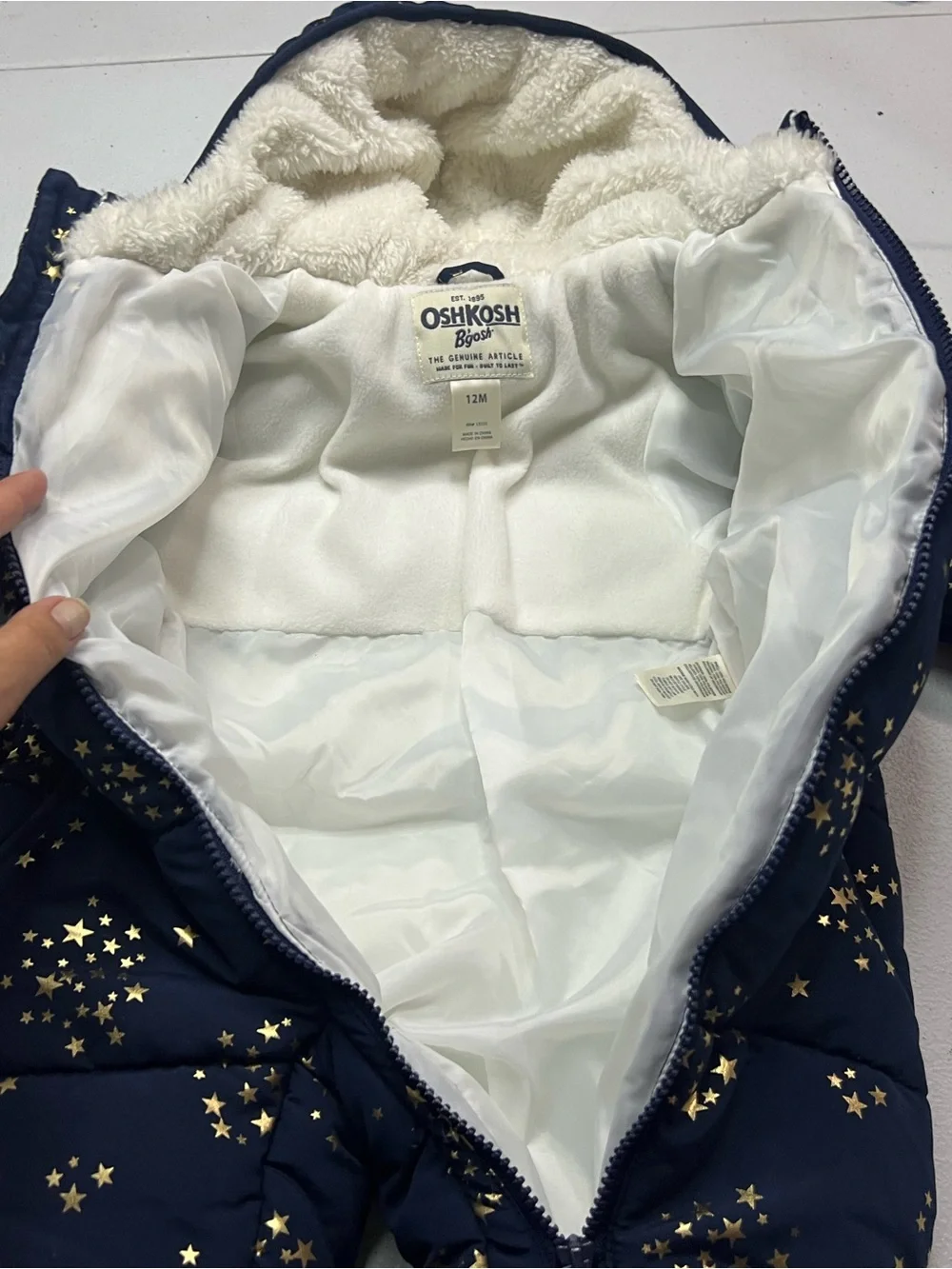Oshkosh B'gosh 12M Full Body Snowsuit